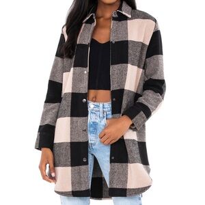BB DAKOTA ELDRIDGE PLAID JACKET By STEVE MADDEN size small